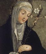 unknow artist St Catherine of Siena oil painting reproduction